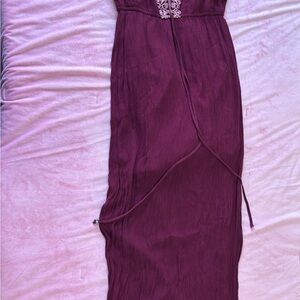 Miami Deep Purple Maxi Dress